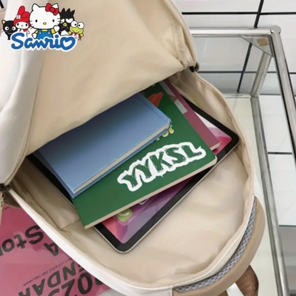 My Melody Graphic Backpack with Plushie | Perfect for Everyday main image 4